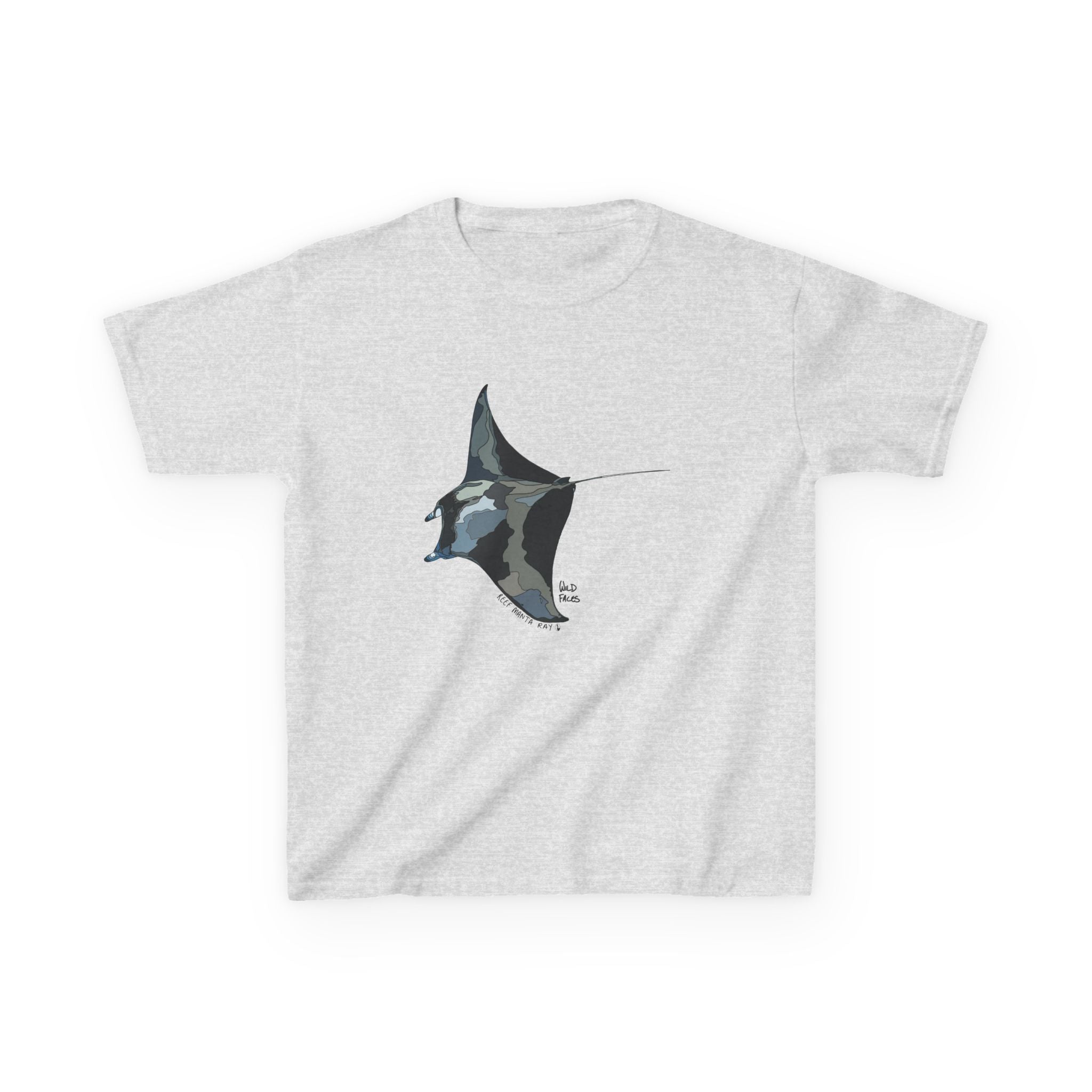 Reef Manta Ray| Kids Heavy Cotton™ Tee Printify