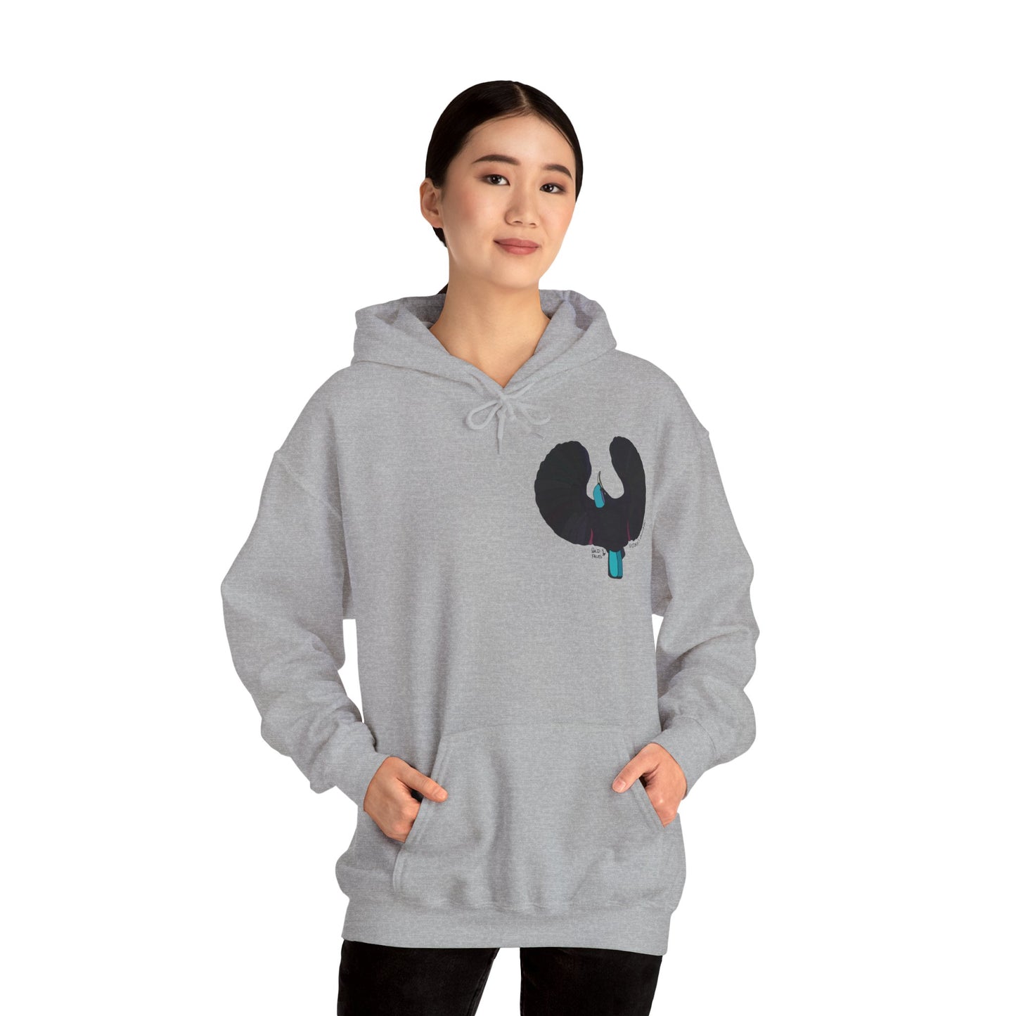 Victoria's Riflebird | Unisex Heavy Blend™ Hooded Sweatshirt