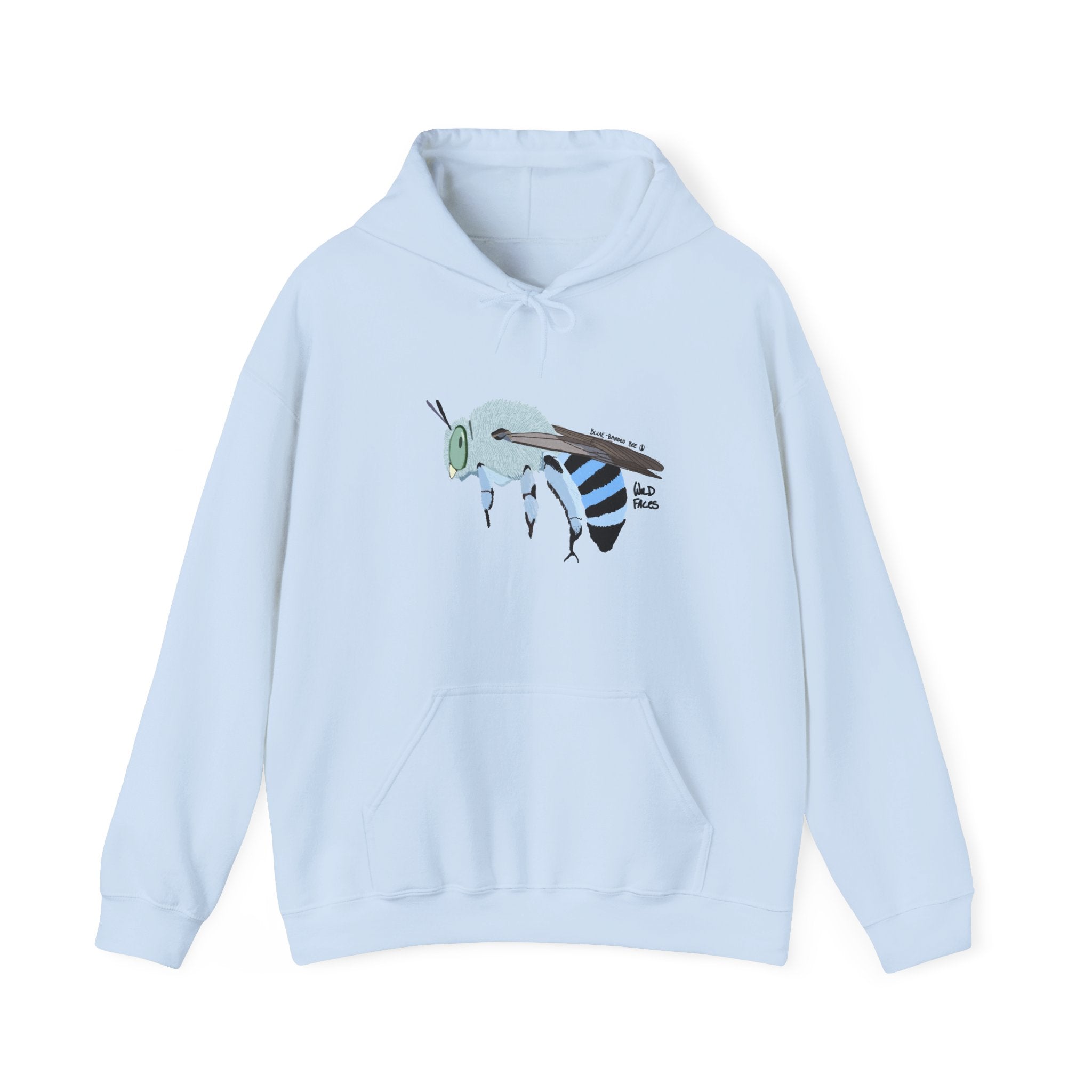 Blue-banded Bee | Unisex Heavy Blend™ Hooded Sweatshirt