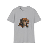 Dachshund (body) - Unisex Softstyle T-Shirt