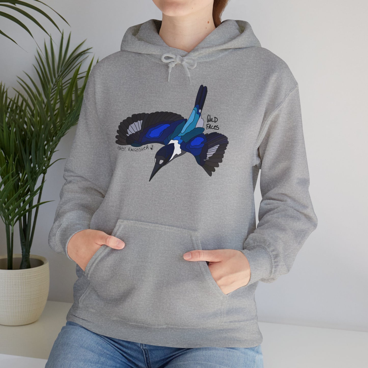 Forest Kingfisher | Unisex Heavy Blend™ Hooded Sweatshirt