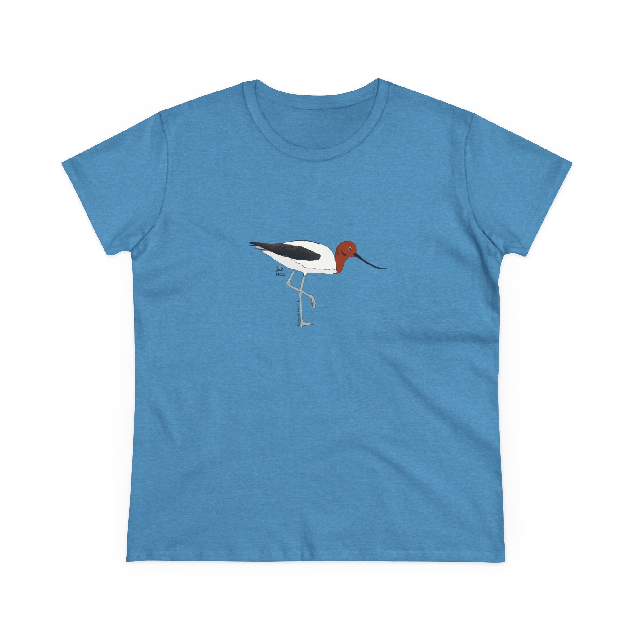 Red-necked Avocet - Women's Midweight Cotton Tee