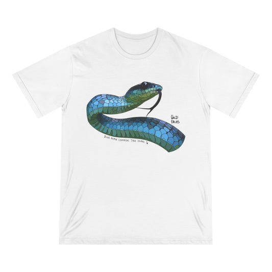 Blue Phase Common Tree-snake | Organic Staple T-shirt