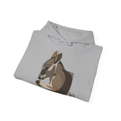 Mareeba Rock-wallaby | Unisex Heavy Blend™ Hooded Sweatshirt