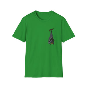 Spectacled Flying Fox - Small design - Unisex Softstyle T-Shirt Printify