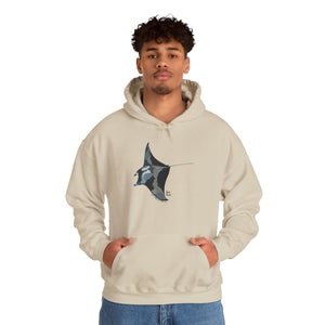 Reef Manta Ray | Unisex Heavy Blend™ Hooded Sweatshirt Printify