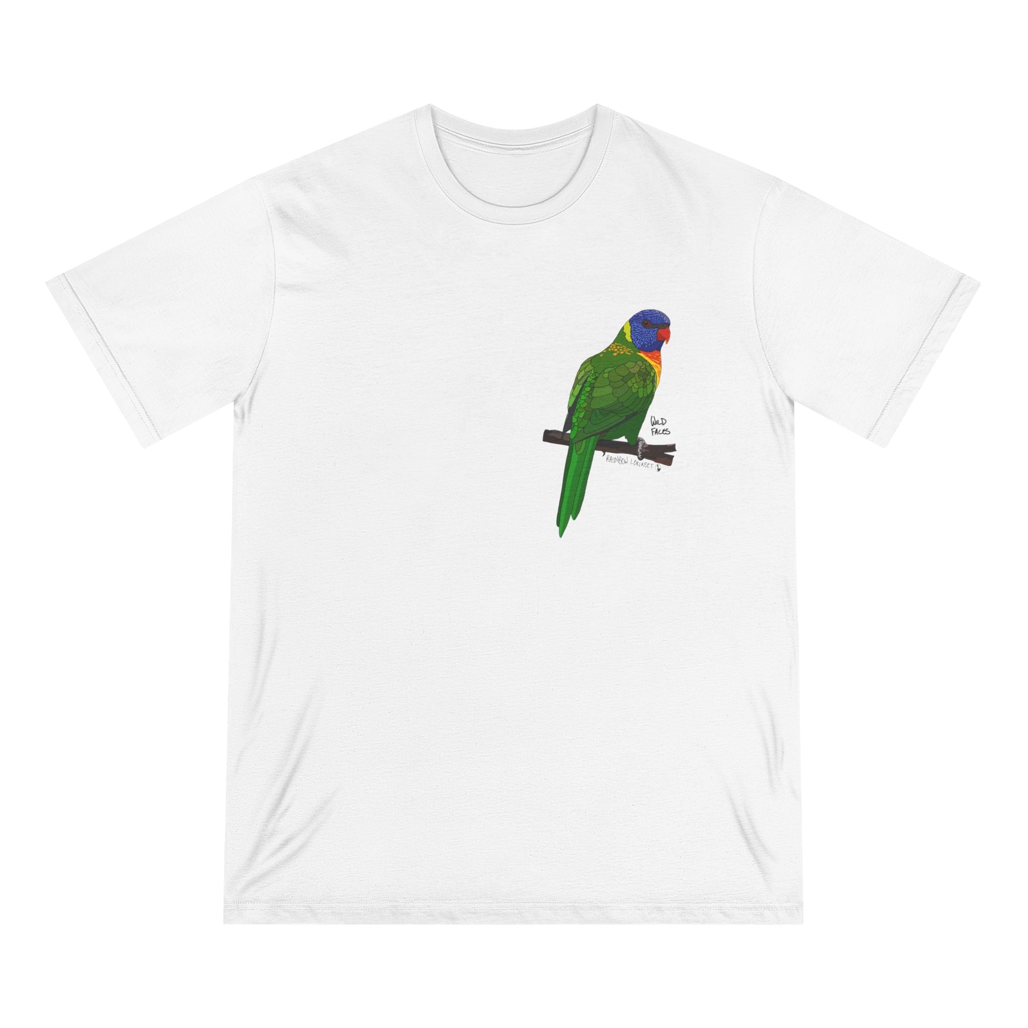 Rainbow Lorikeet | Organic Staple T-shirt