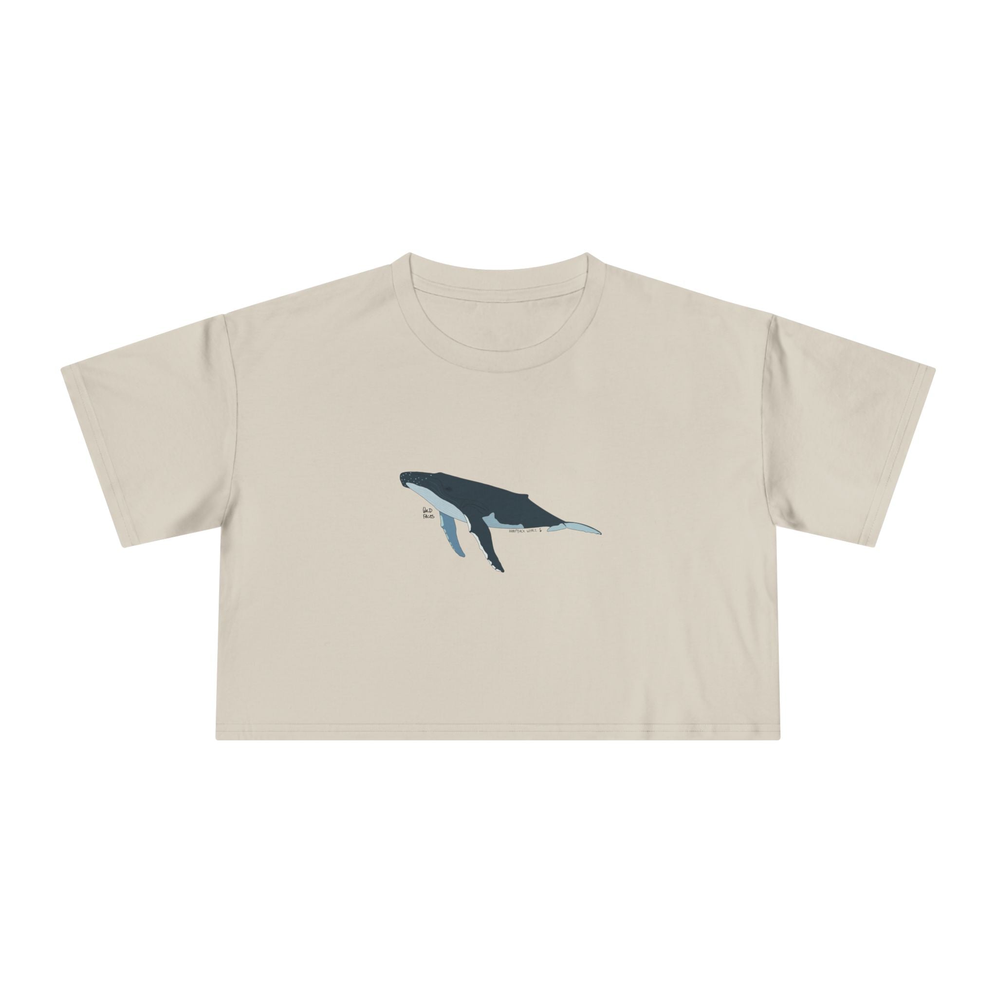 Humpback Whale - Women's Crop Tee