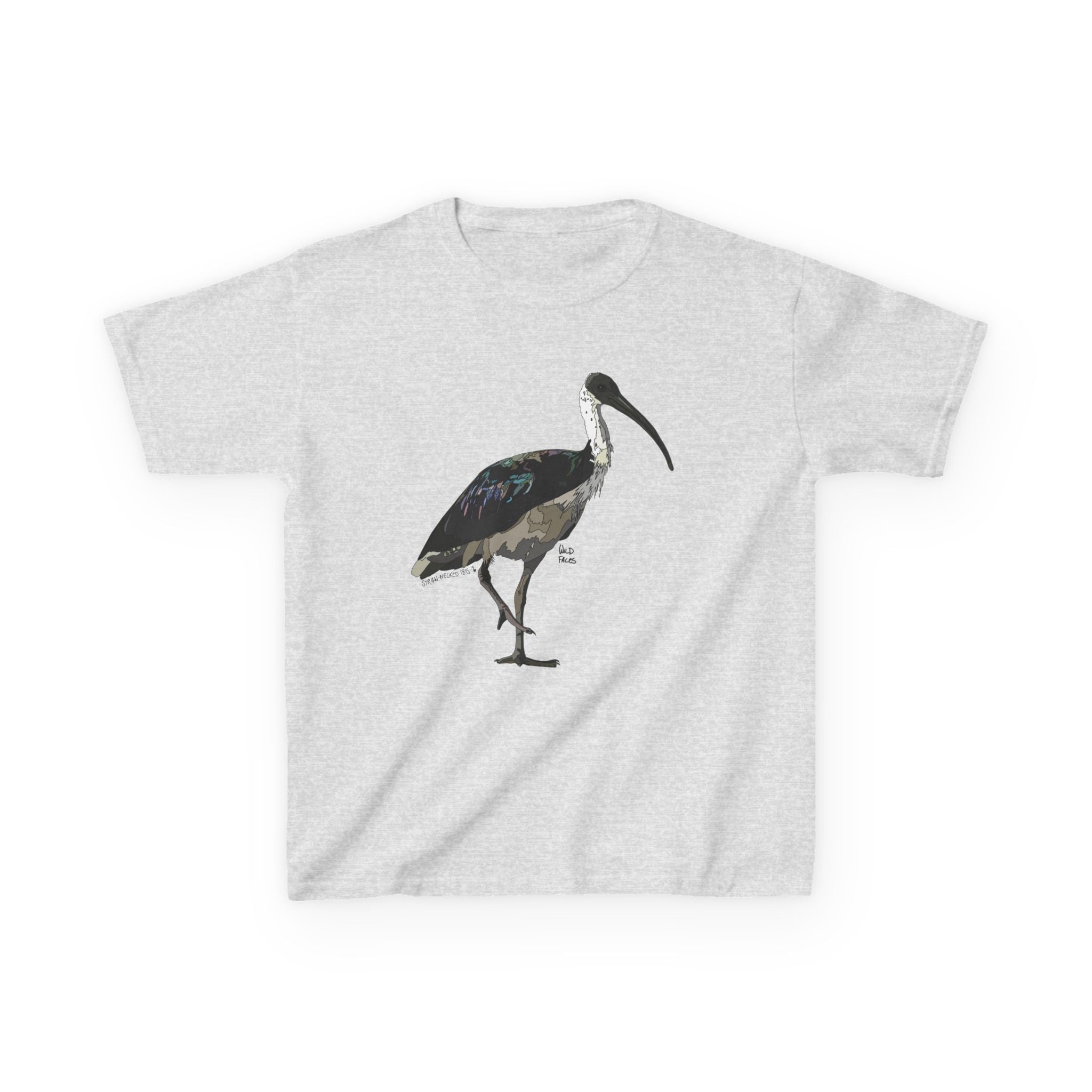Straw-necked Ibis | Kids Heavy Cotton™ Tee