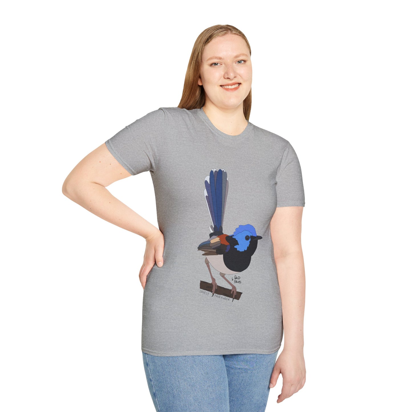 Lovely Fairy-wren - Unisex Softstyle T-Shirt