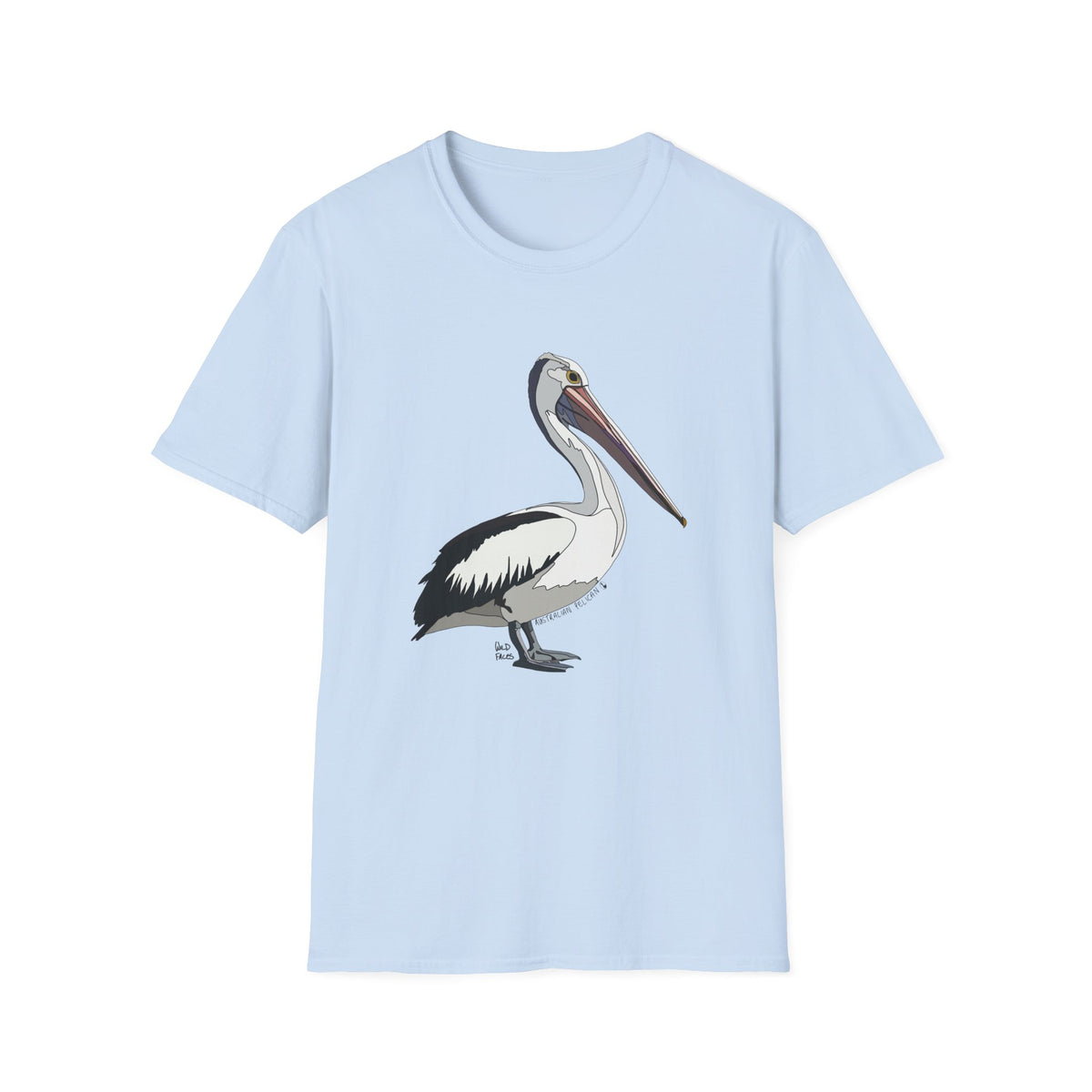 Australian Pelican - Unisex Softstyle T-Shirt