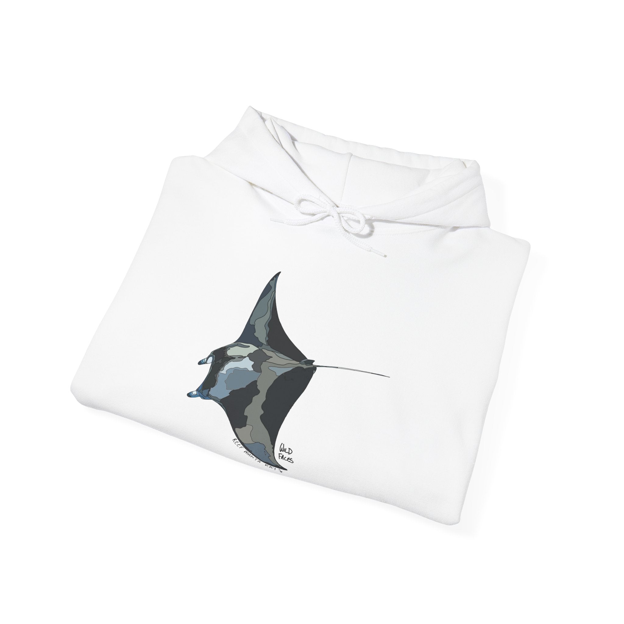 Reef Manta Ray | Unisex Heavy Blend™ Hooded Sweatshirt Printify