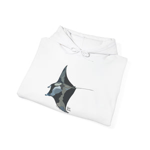 Reef Manta Ray | Unisex Heavy Blend™ Hooded Sweatshirt Printify