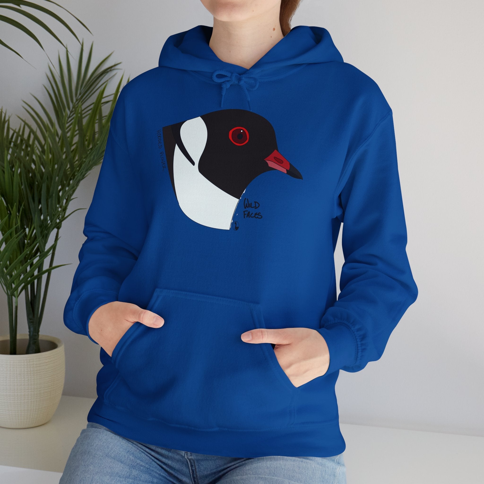 Hooded Plover (head) | Unisex Heavy Blend™ Hooded Sweatshirt Printify