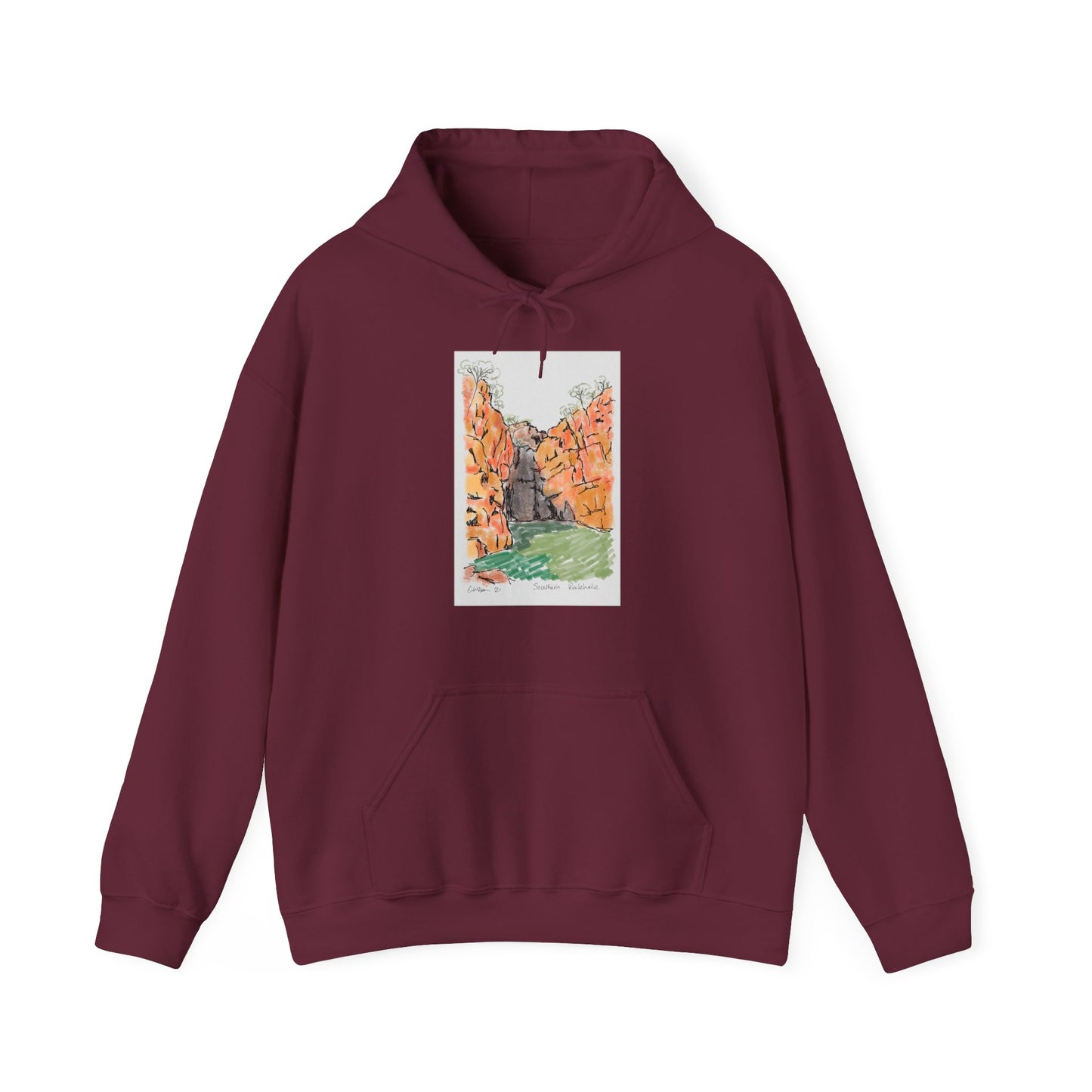 Southern Rockhole, Nitmiluk | Unisex Heavy Blend™ Hooded Sweatshirt