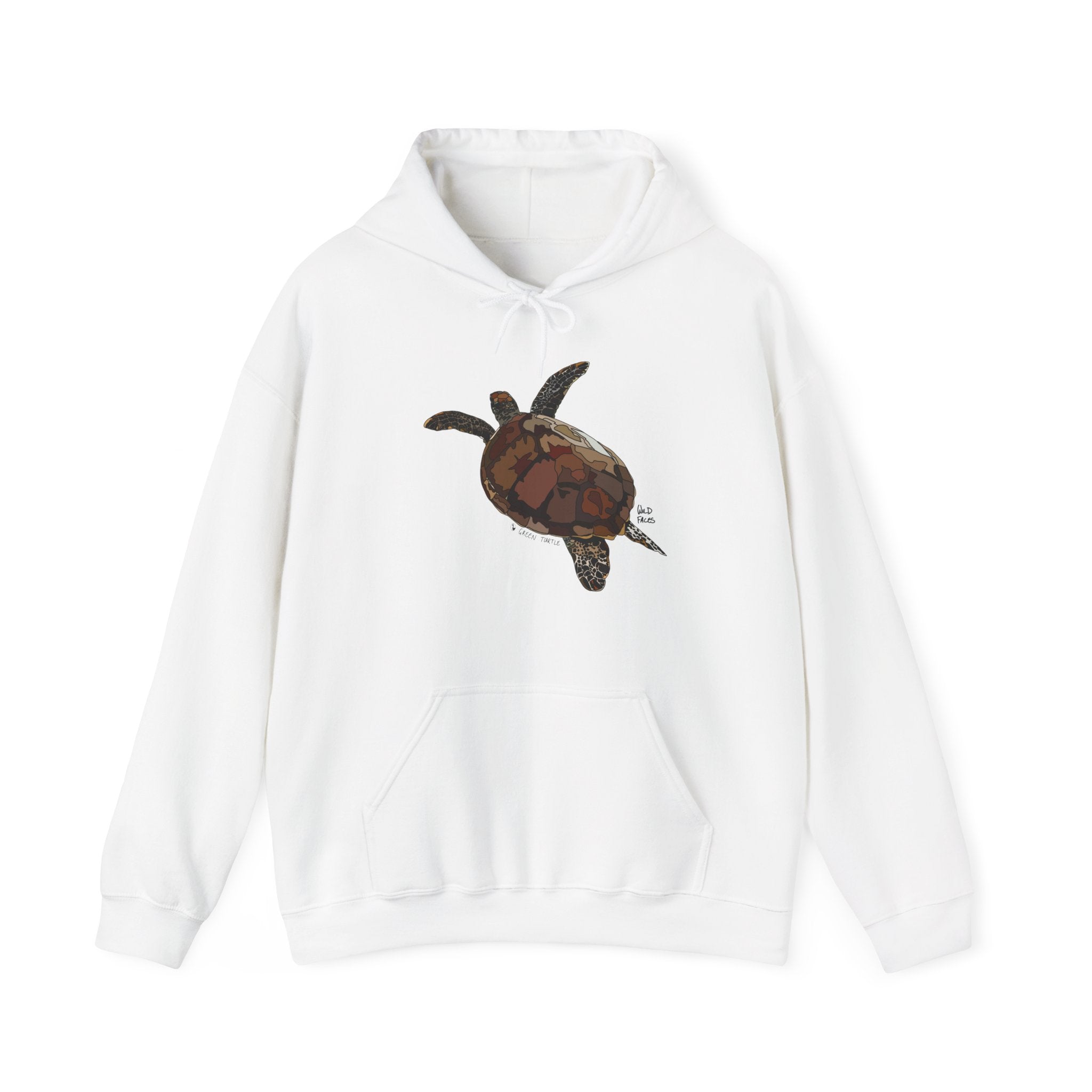 Green Turtle | Unisex Heavy Blend™ Hooded Sweatshirt Printify