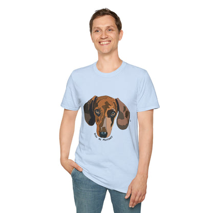 Dachshund (Keen as mustard) - Unisex Softstyle T-Shirt