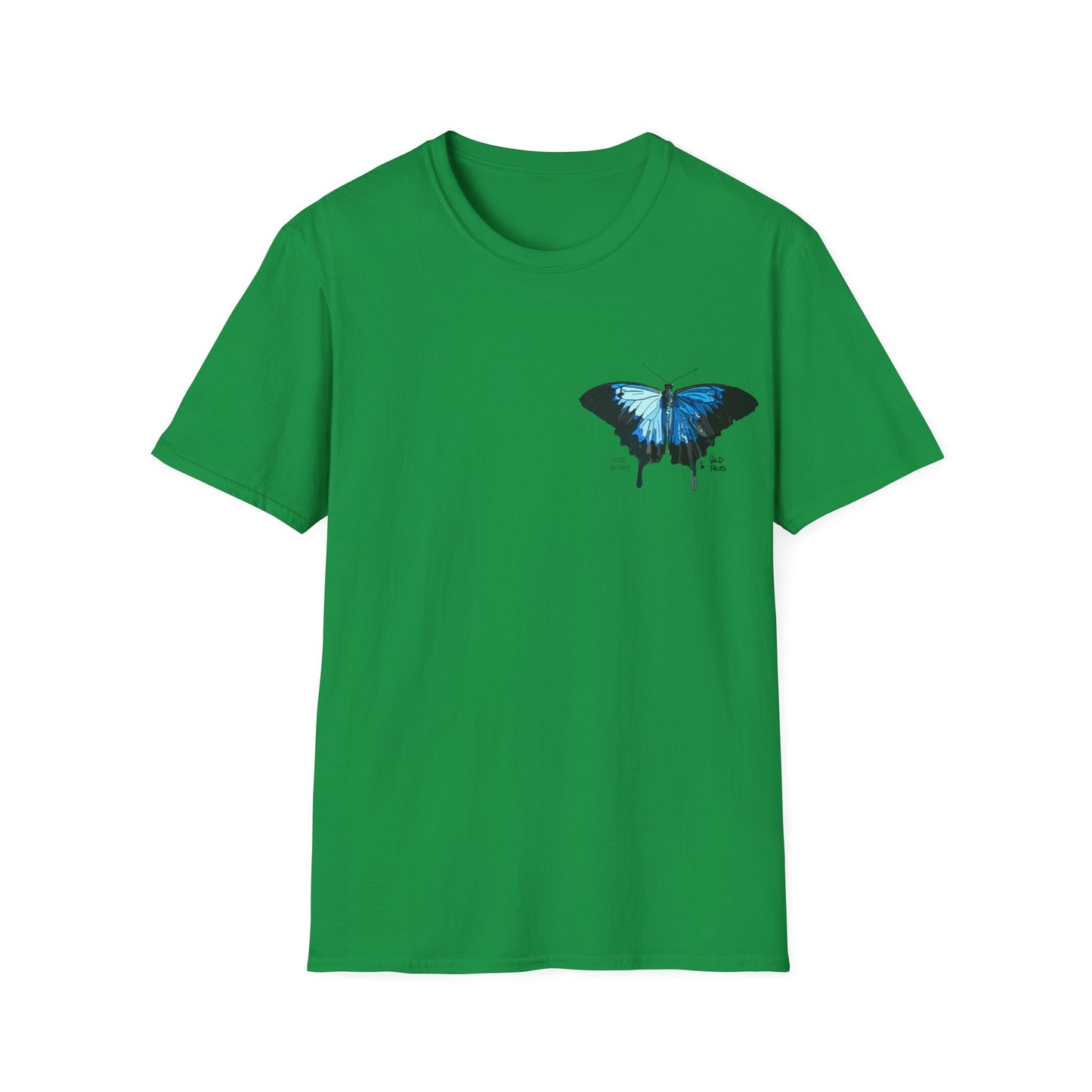 Ulysses Butterfly - Small design - Unisex Softstyle T-Shirt Printify