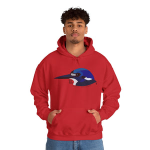 Forest Kingfisher Head | Unisex Heavy Blend™ Hooded Sweatshirt Printify