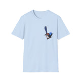 Lovely Fairy-wren - Small design - Unisex Softstyle T-Shirt