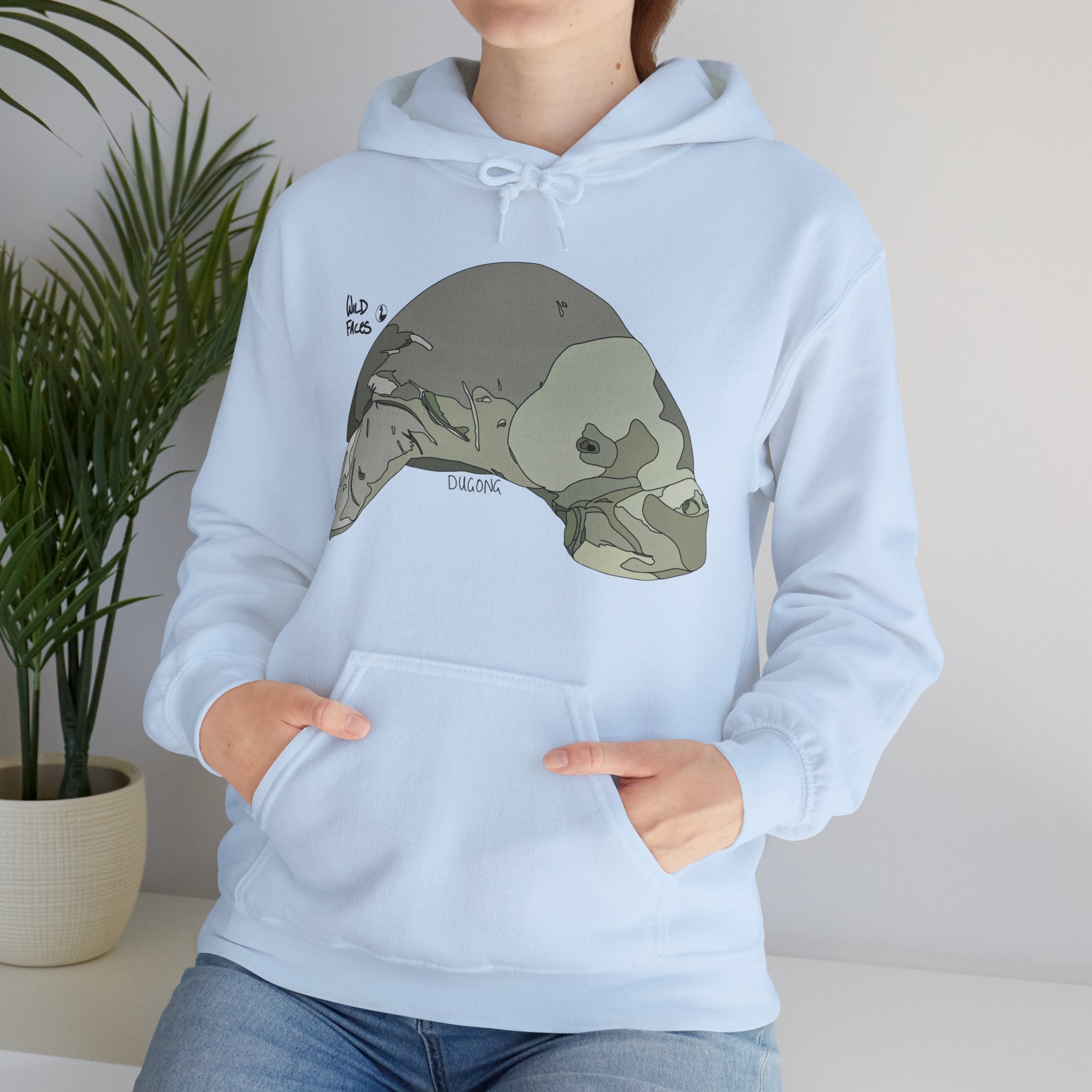 Dugong | Unisex Heavy Blend™ Hooded Sweatshirt Printify