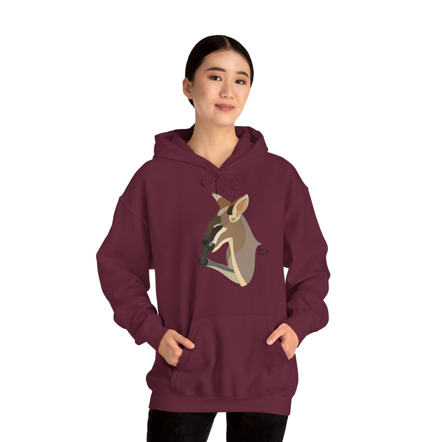 Whiptail Wallaby | Unisex Heavy Blend™ Hooded Sweatshirt