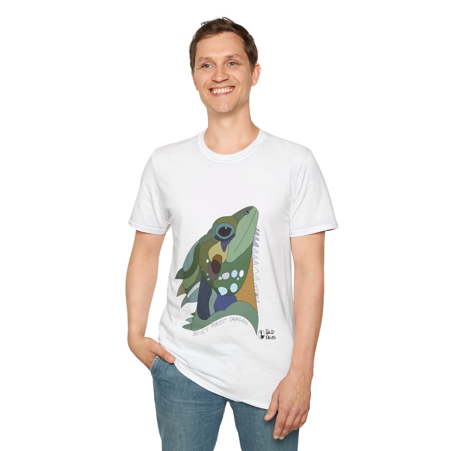 Boyd's Forest Dragon - Unisex Softstyle T-Shirt Printify