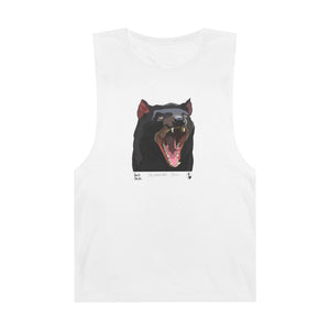 Tasmanian Devil - Unisex Barnard Tank Printify