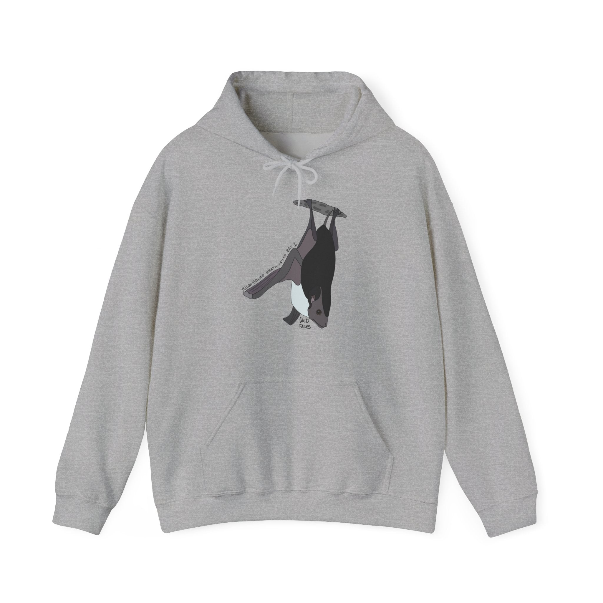 Yellow-bellied Sheath-tailed Bat | Unisex Heavy Blend™ Hooded Sweatshirt
