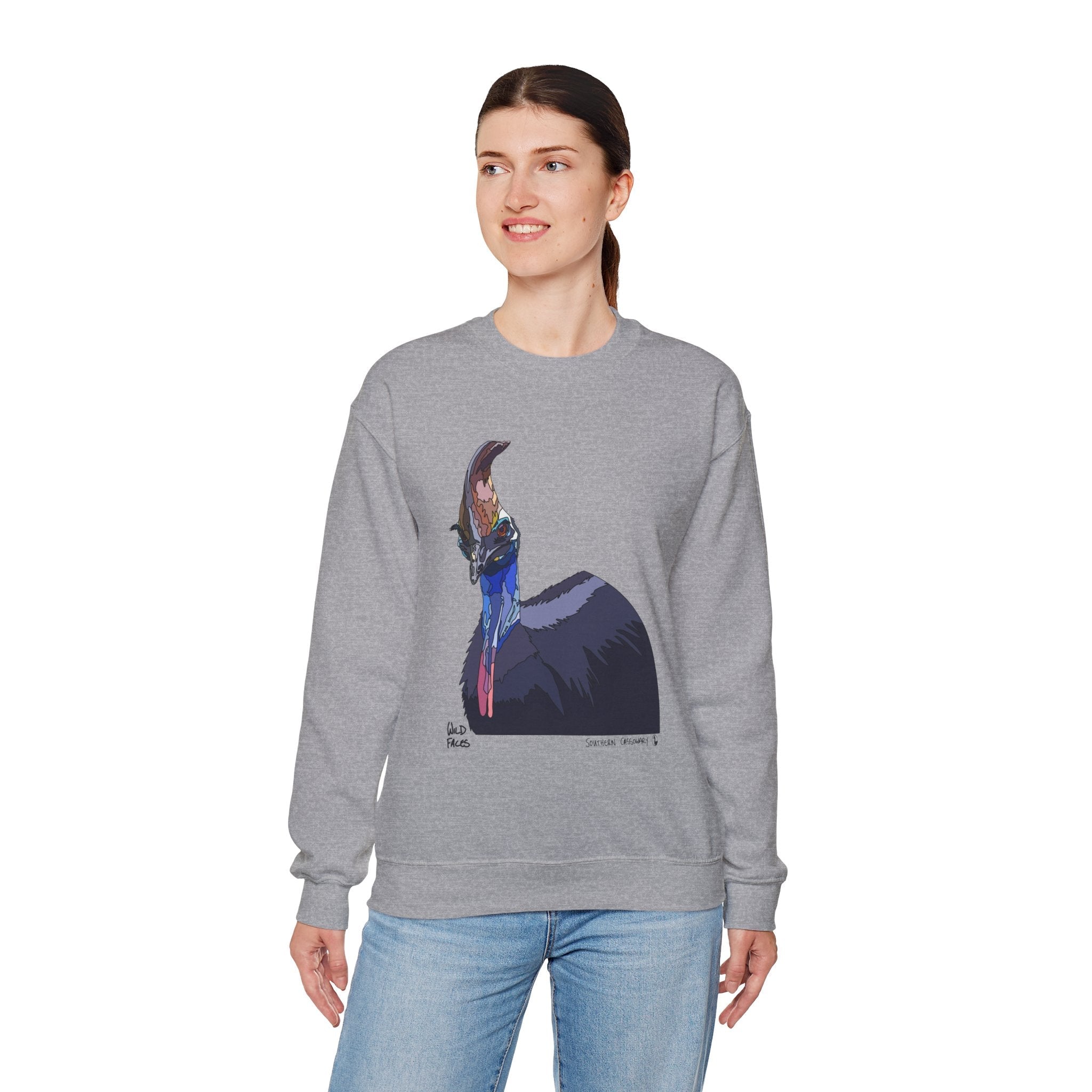 Southern Cassowary Sweatshirt | Unisex Heavy Blend™ Crewneck Printify