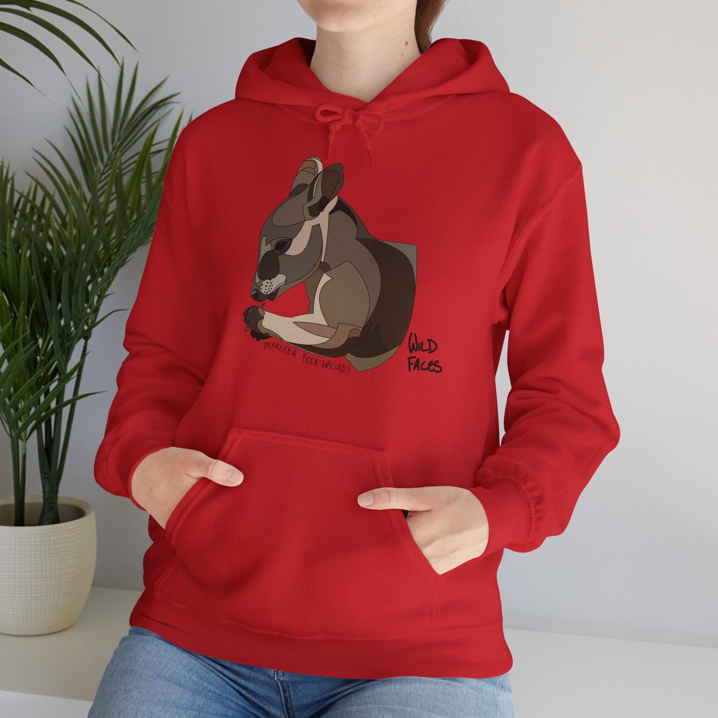 Mareeba Rock-wallaby | Unisex Heavy Blend™ Hooded Sweatshirt