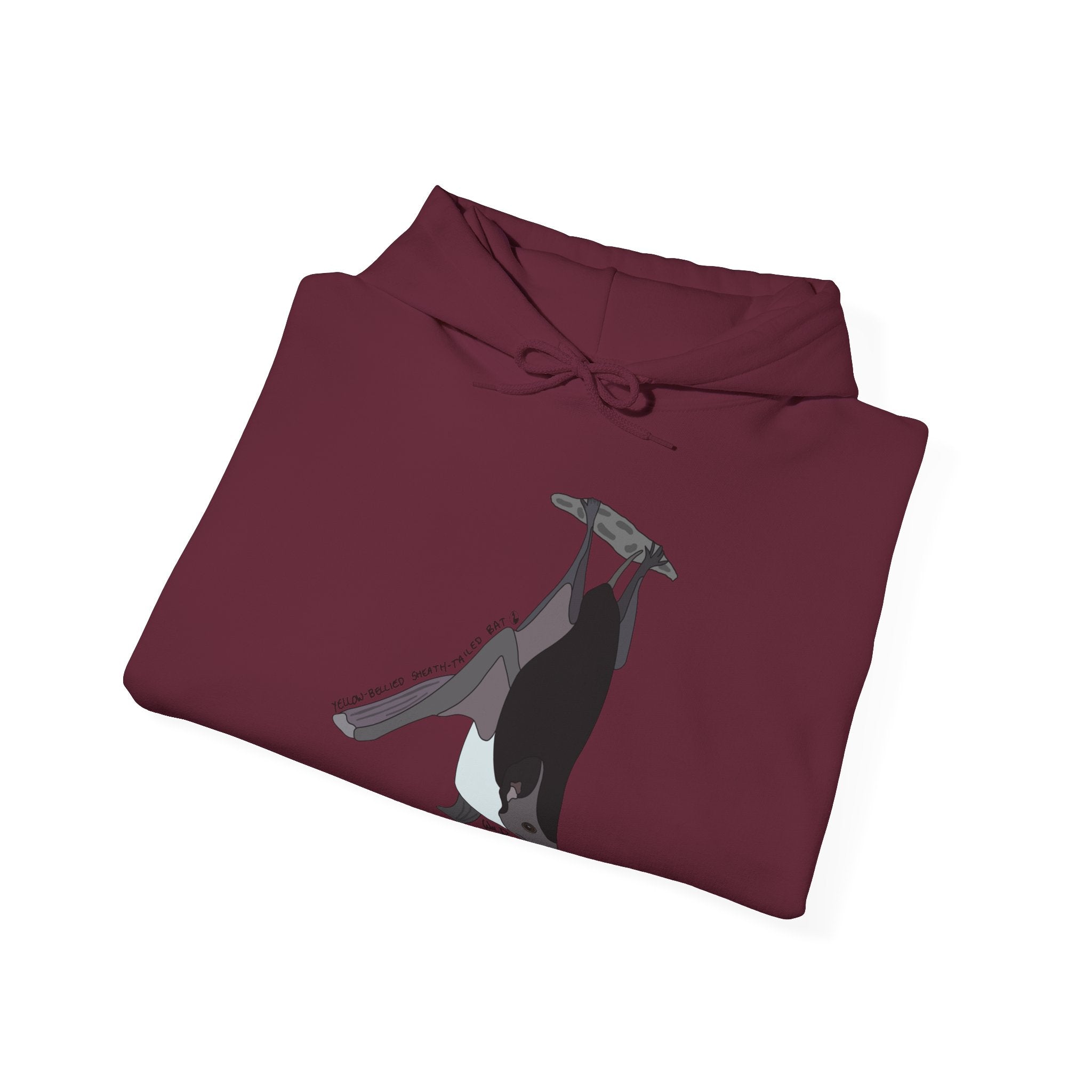 Yellow-bellied Sheath-tailed Bat | Unisex Heavy Blend™ Hooded Sweatshirt Printify