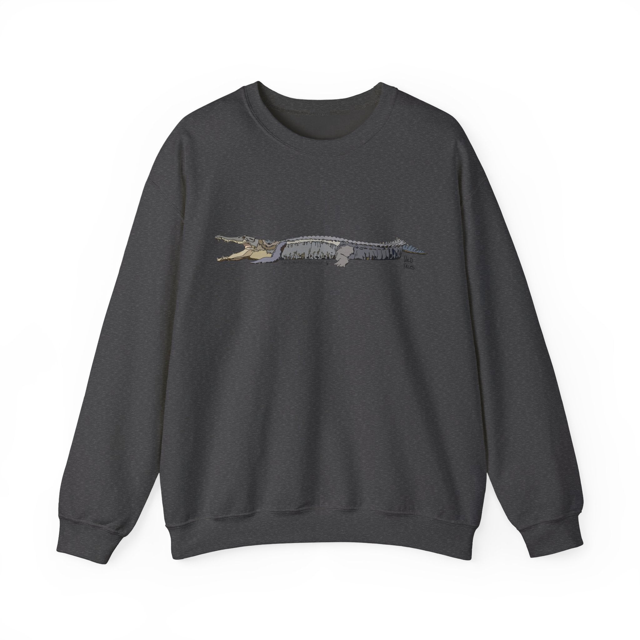 Saltwater Crocodile Sweatshirt | Unisex Heavy Blend™ Crewneck