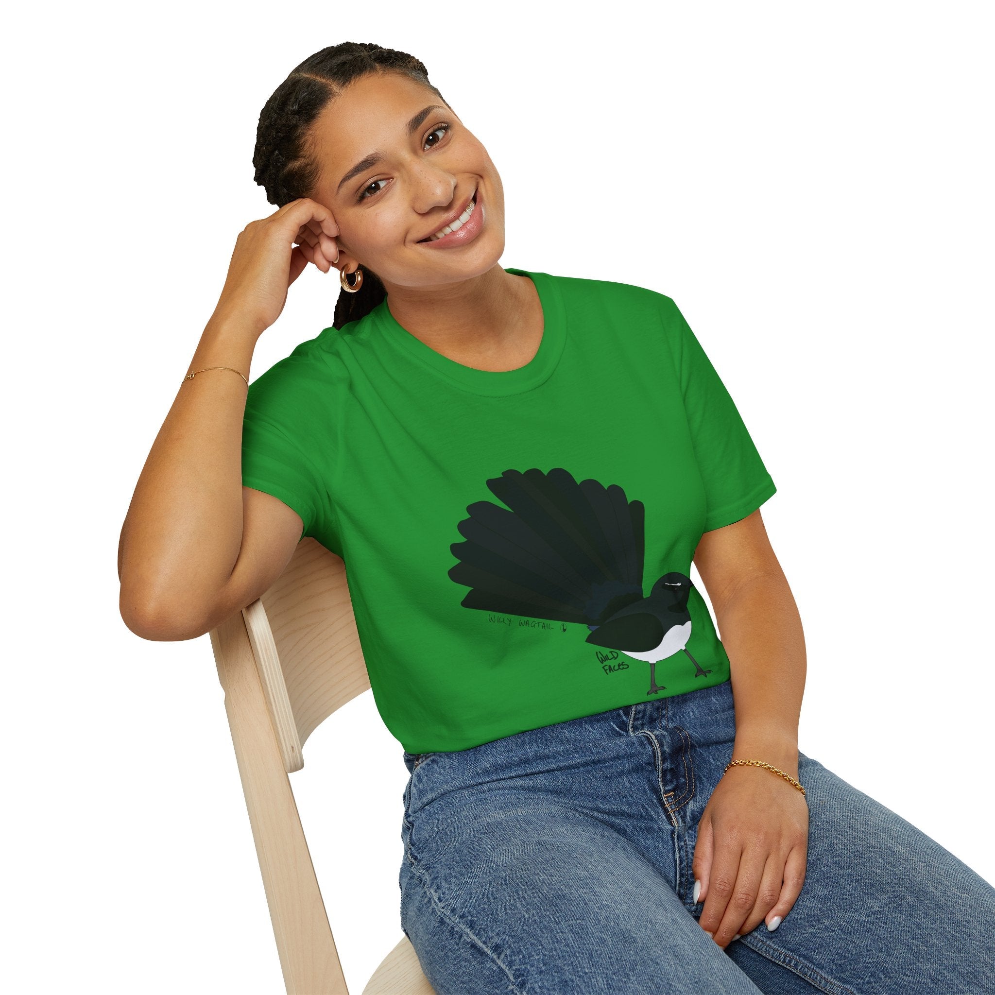 Willy Wagtail - Unisex Softstyle T-Shirt Printify