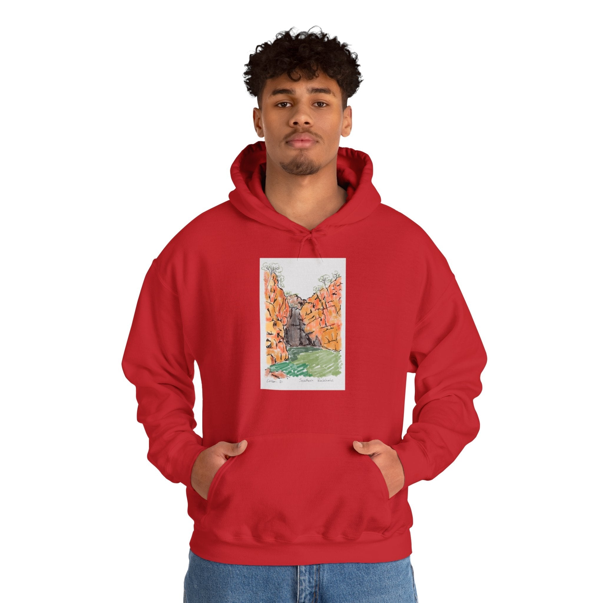 Southern Rockhole, Nitmiluk | Unisex Heavy Blend™ Hooded Sweatshirt Printify