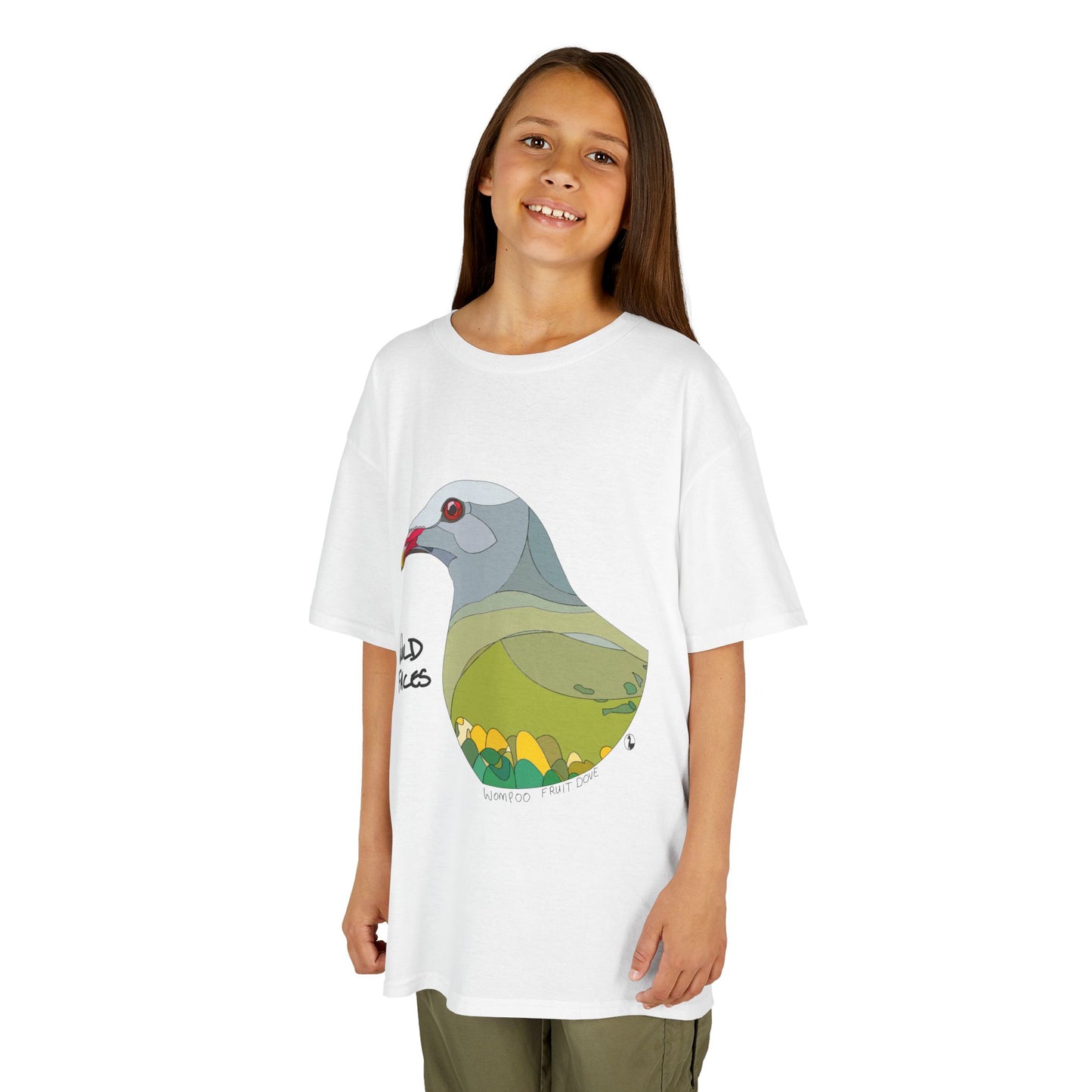 Wompoo Fruit Dove | Kids Heavy Cotton™ Tee