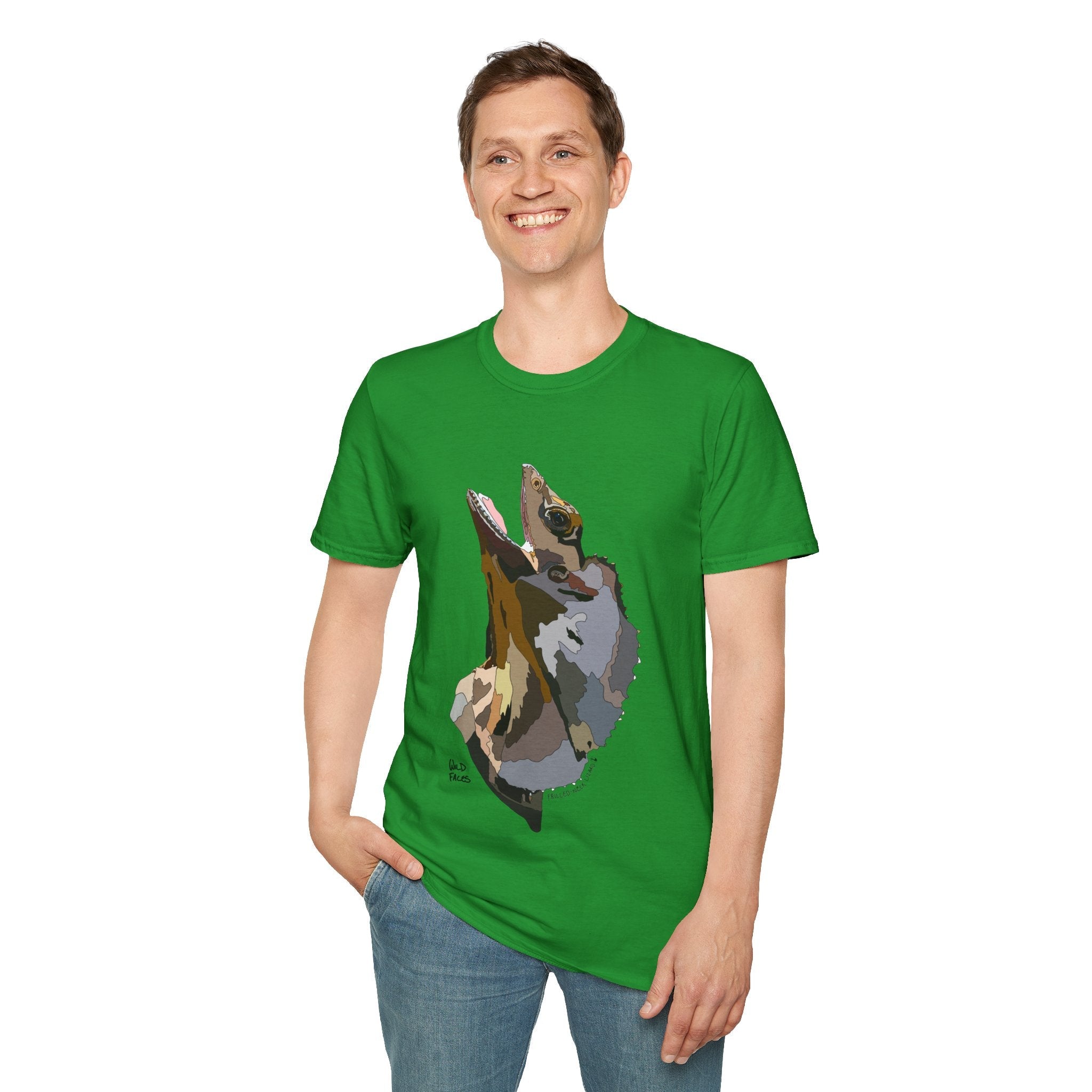 Frilled-neck Lizard - Unisex Softstyle T-Shirt Printify