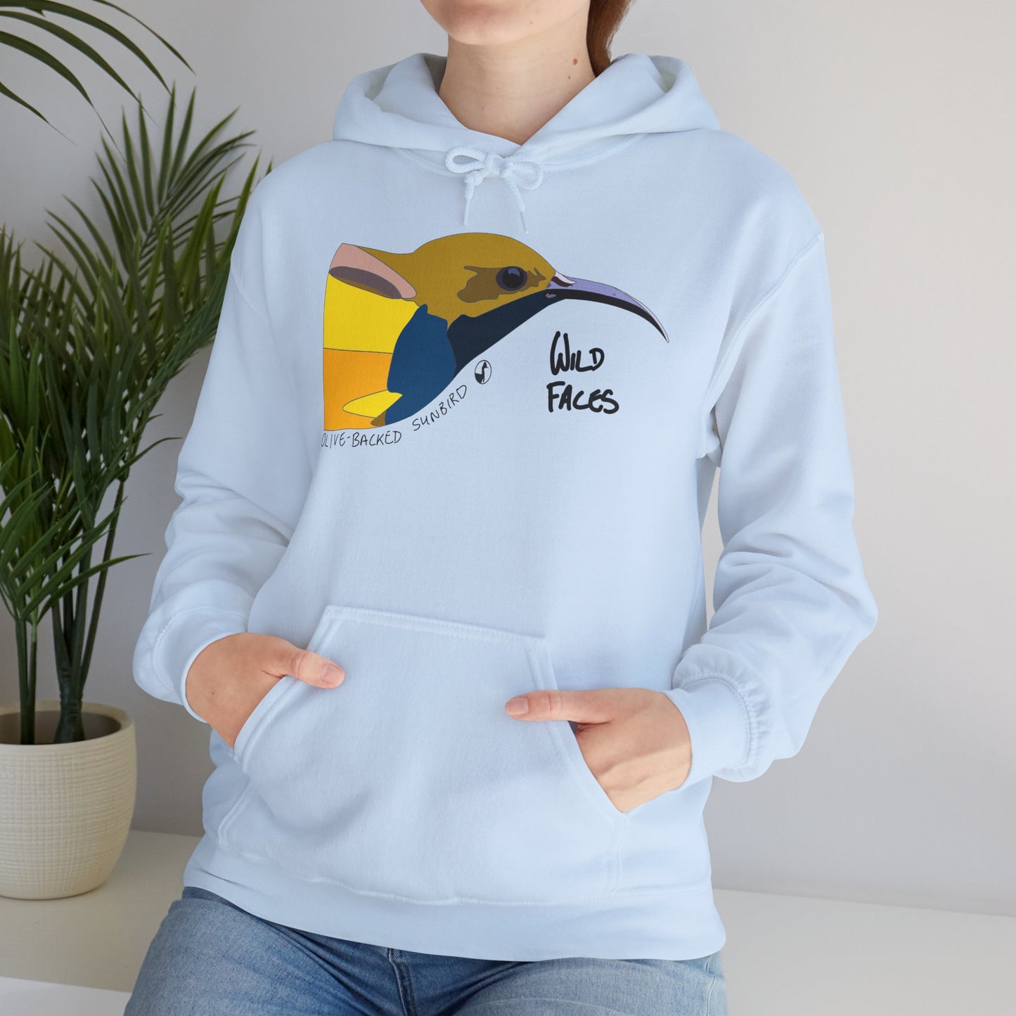 Olive-backed Sunbird | Unisex Heavy Blend™ Hooded Sweatshirt