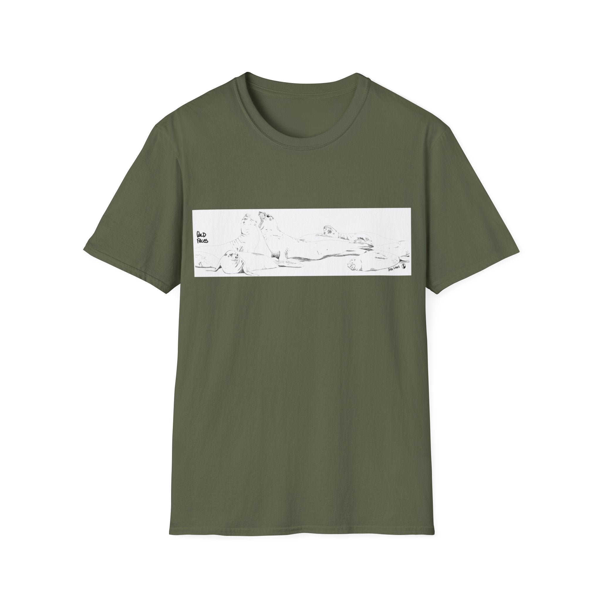 Sealion - Unisex Softstyle T-Shirt Printify