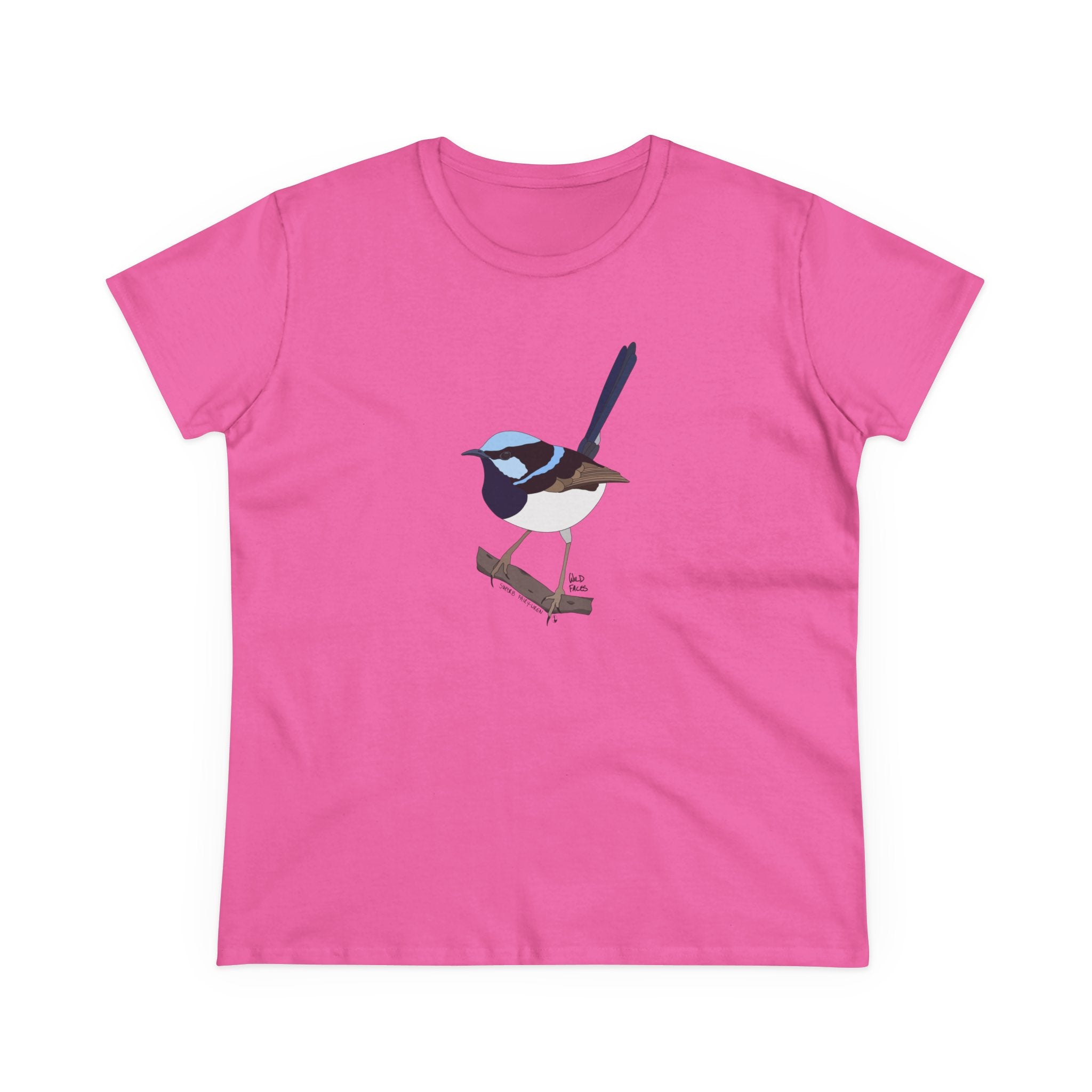 Superb Fairy-Wren - Women's Midweight Cotton Tee