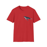 Humpback Whale - Small design - Unisex Softstyle T-Shirt