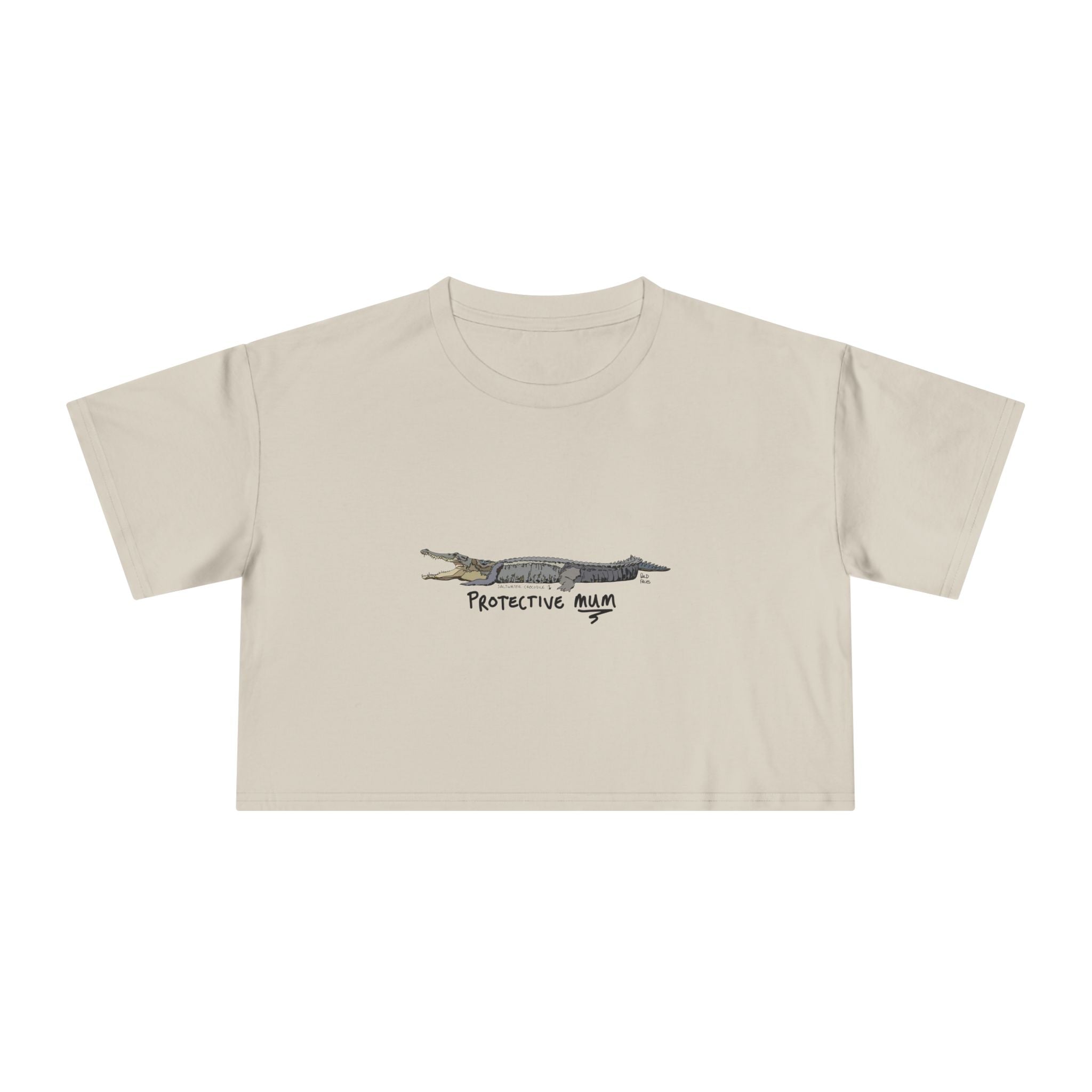 Protective mum - Saltwater Crocodile - Women's Crop Tee