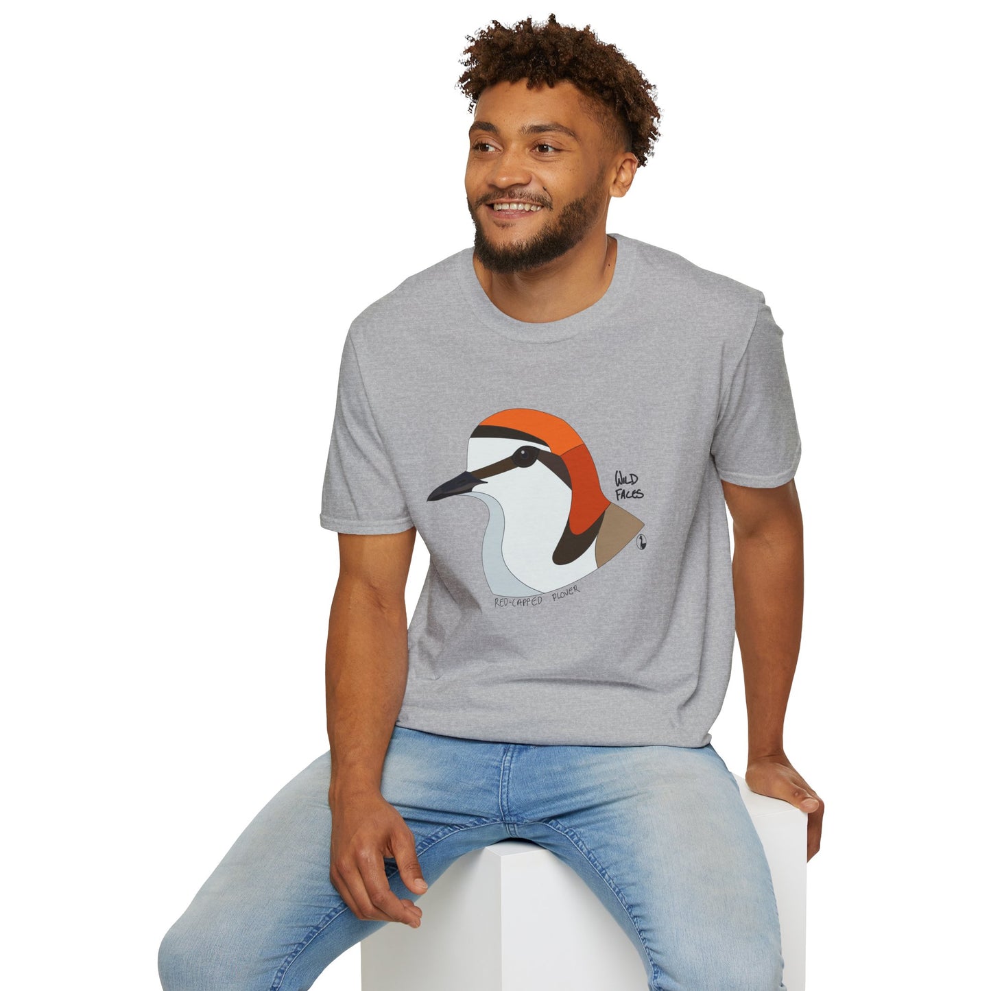 Red-capped Plover - Unisex Softstyle T-Shirt