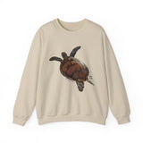 Green Turtle Sweatshirt | Unisex Heavy Blend™ Crewneck Printify