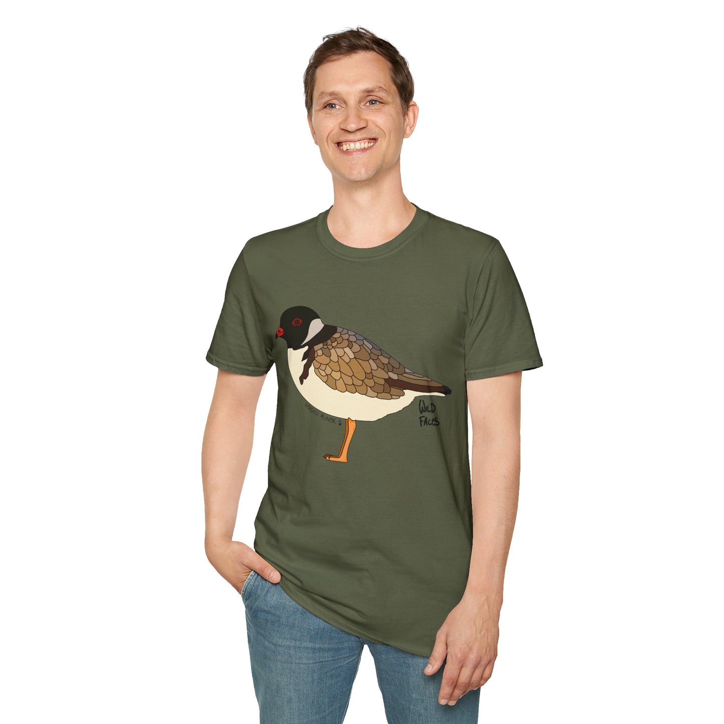 Hooded Plover - Unisex Softstyle T-Shirt