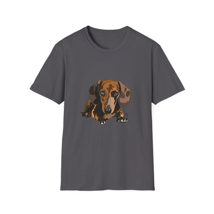 Dachshund (body) - Unisex Softstyle T-Shirt