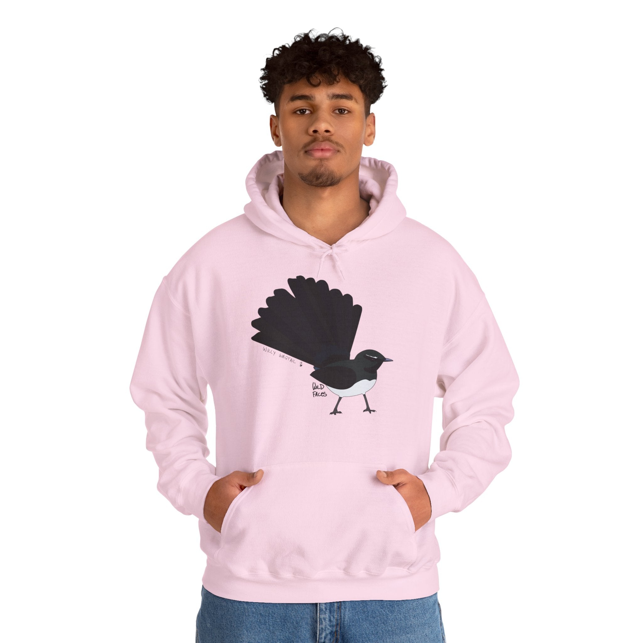 Willy Wagtail | Unisex Heavy Blend™ Hooded Sweatshirt Printify