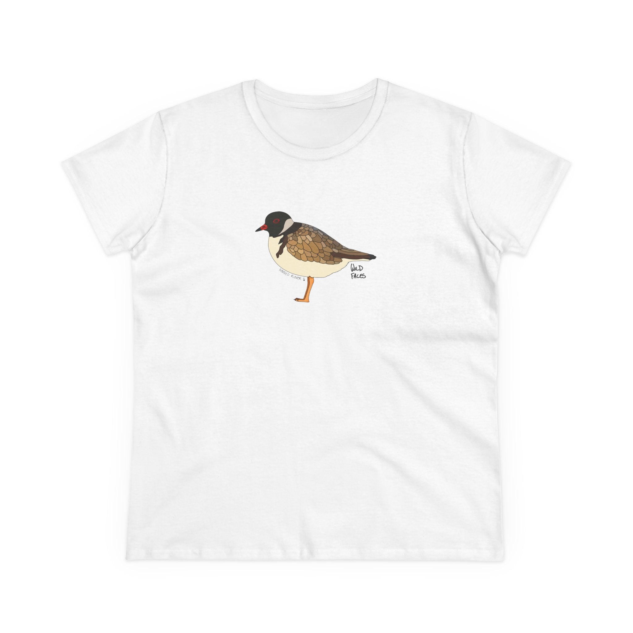 Hooded Plover - Women's Midweight Cotton Tee