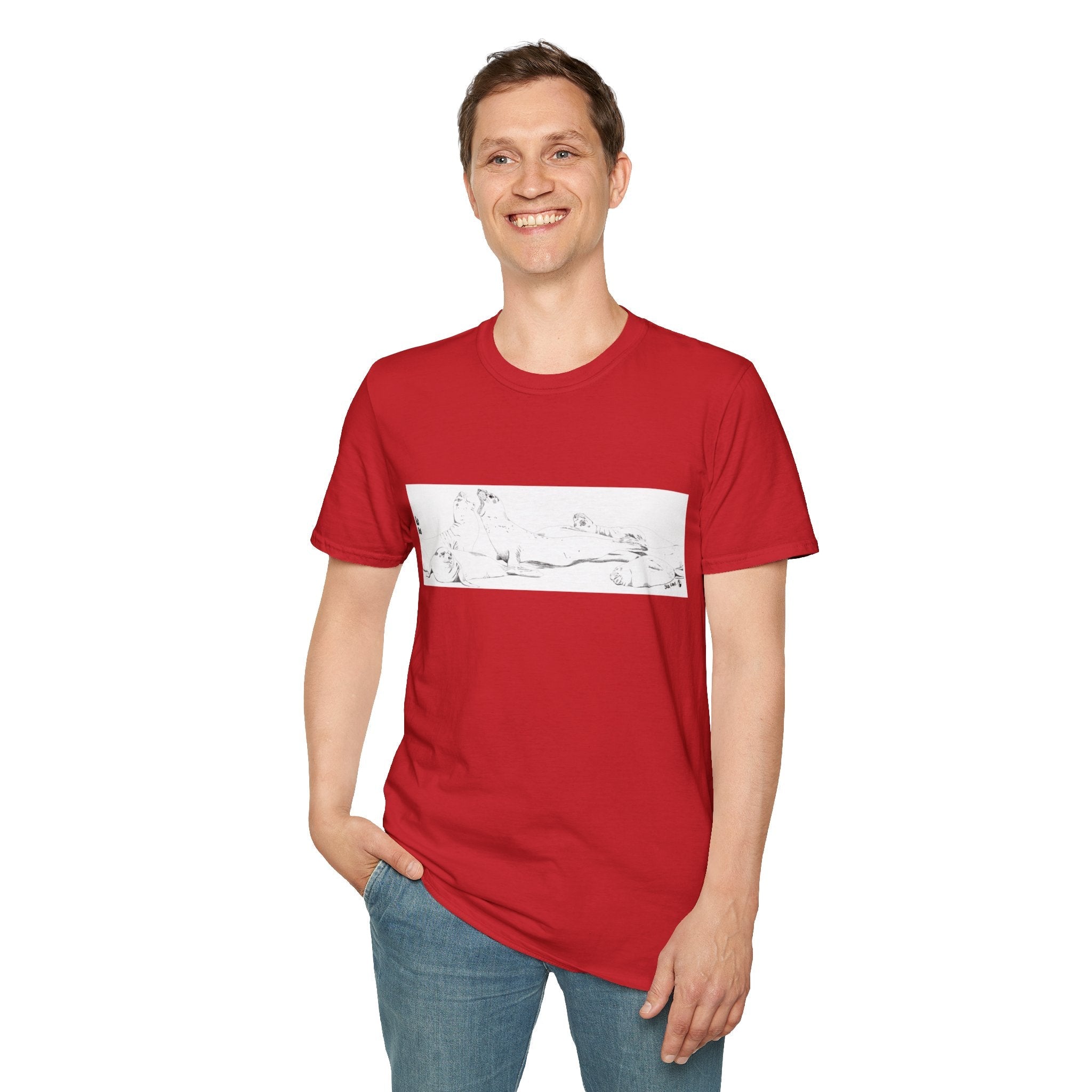Sealion - Unisex Softstyle T-Shirt Printify