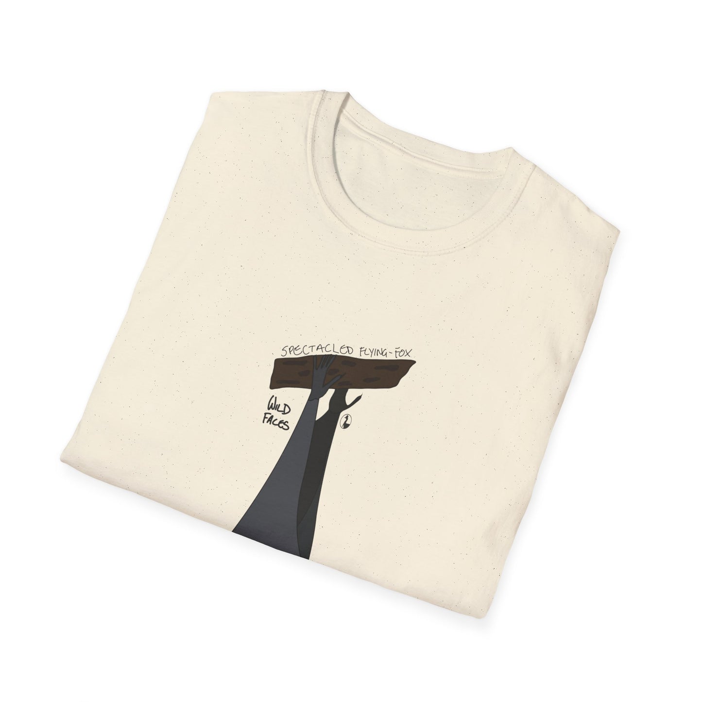 Spectacled Flying Fox - Unisex Softstyle T-Shirt